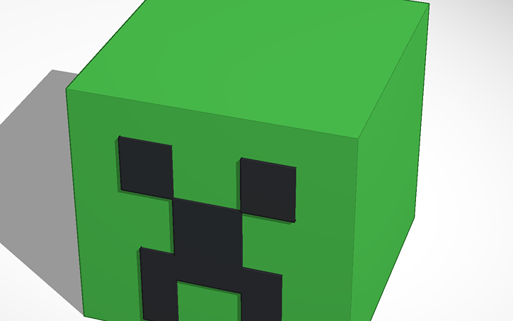 3d Design Creeper Head 