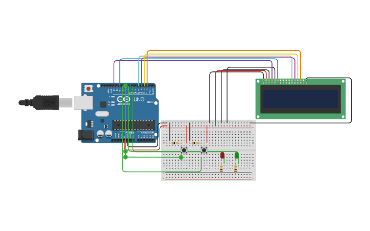 Circuit design RFID - Tinkercad