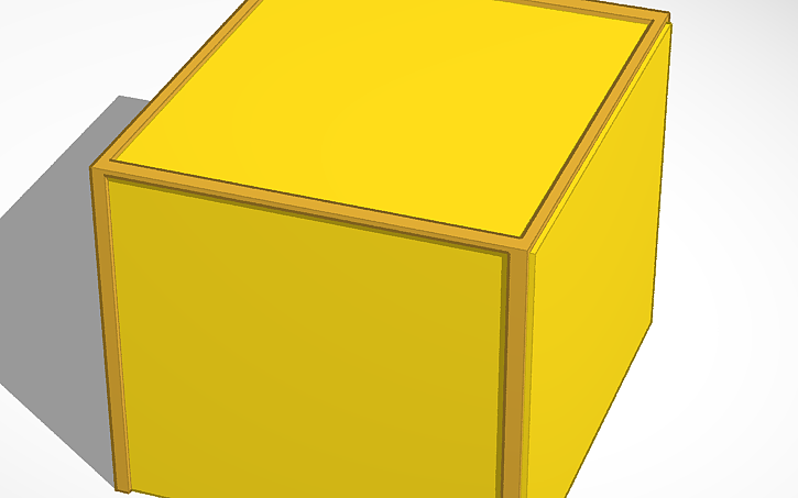 3D design Gold Block - Tinkercad