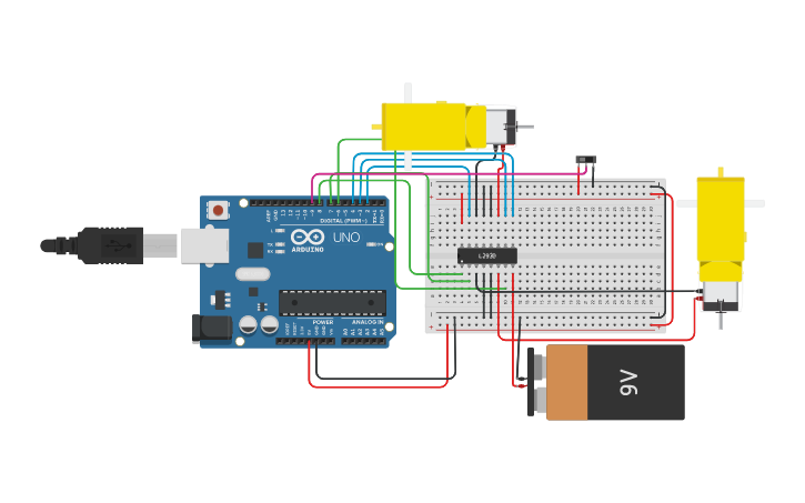 Circuit Design Puente H Torres Tinkercad Circuit Design Puente H Torres Tinkercad