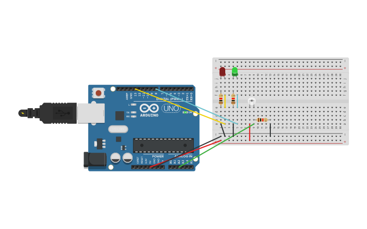Circuit design Ambient Light Sensor - Tinkercad