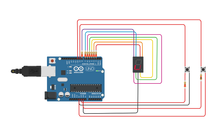 Circuit design display - Tinkercad