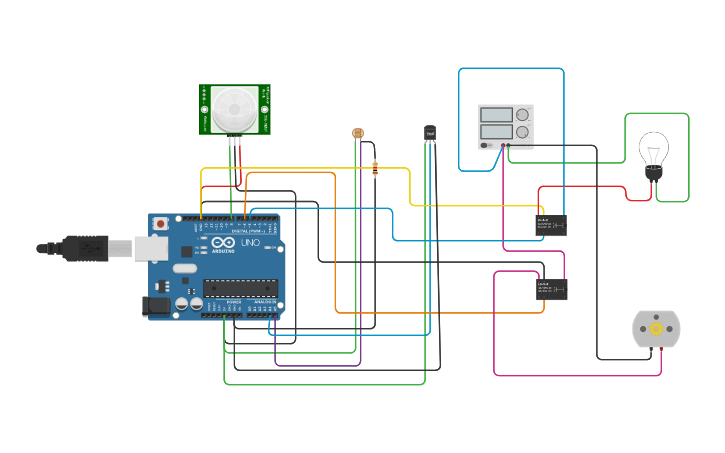 Circuit design 19302D0022_IOT PROJECT - Tinkercad
