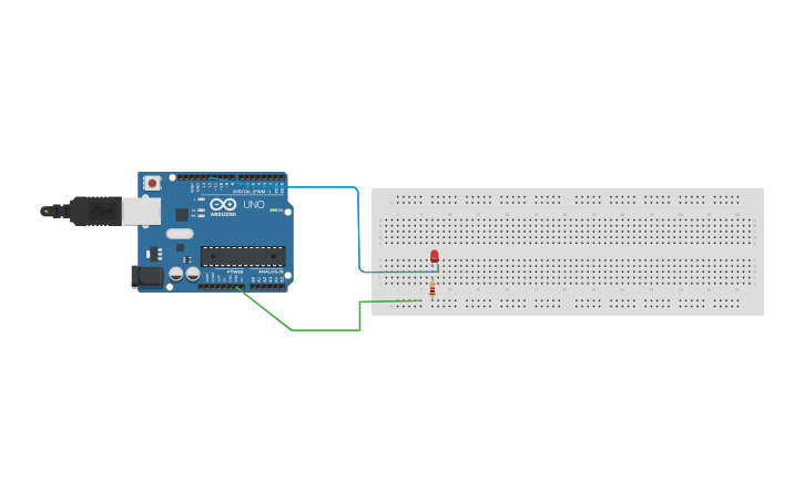 Circuit design LED WITH ARDUINO - Tinkercad