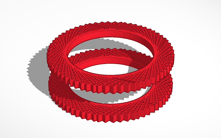 3D design Set of Gear Rings | Tinkercad