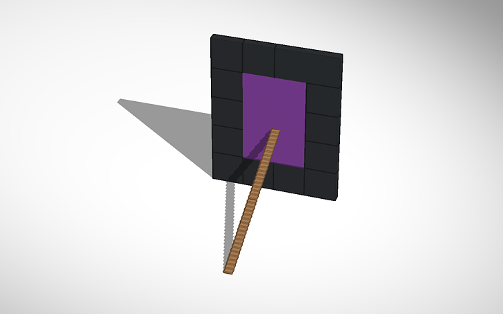Minecraft Nether Portal 3d Print
