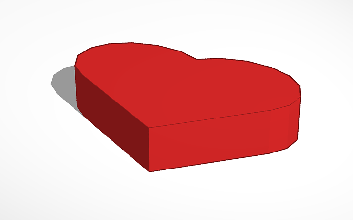 3D design Heart - Tinkercad