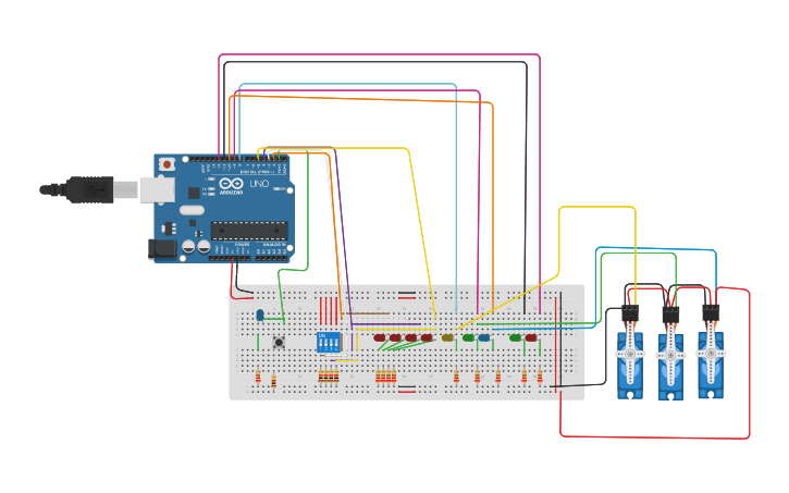 Circuit design circuito arduino con dip switch, pulsador, y ...
