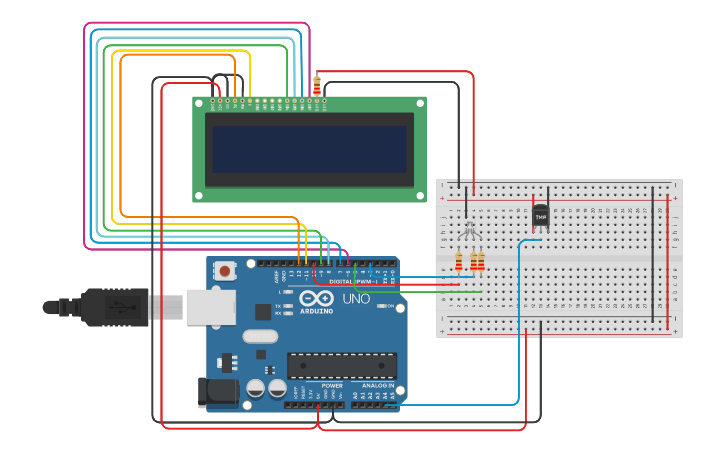 Circuit Design Practica 4 5 Reto - Tinkercad