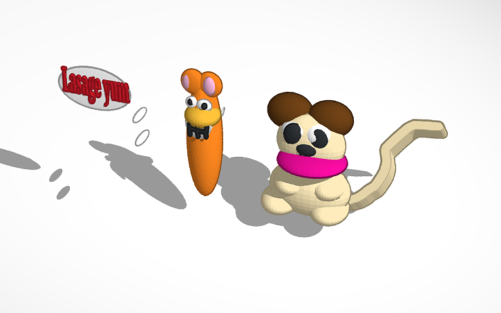 3D design Graf and Odie - Tinkercad