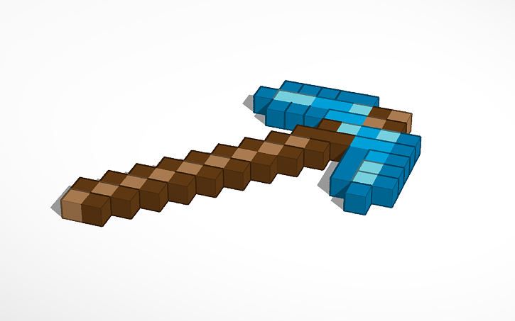 3D design elmas kazma (minecraft) - Tinkercad