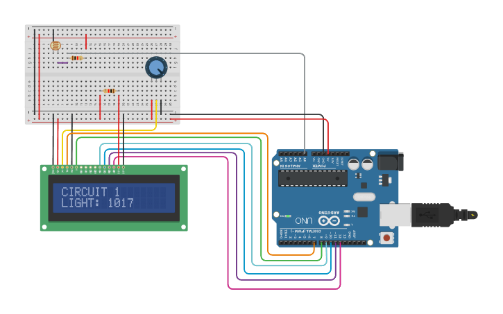 Circuit design practica 4 - Tinkercad