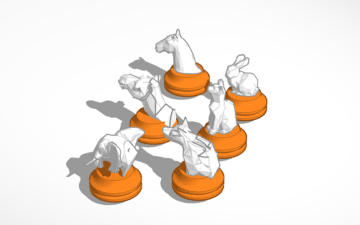 3D design Aarima game set | Tinkercad