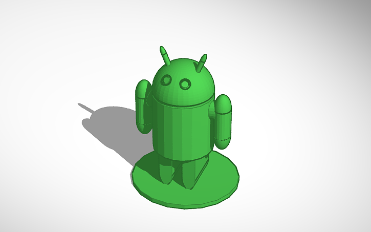 3D design Android Figure - Tinkercad
