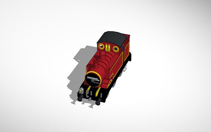 3D design Copy of Blank E2 Tank engine (colored) - Tinkercad
