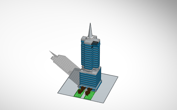 3D design Skyscraper - Tinkercad