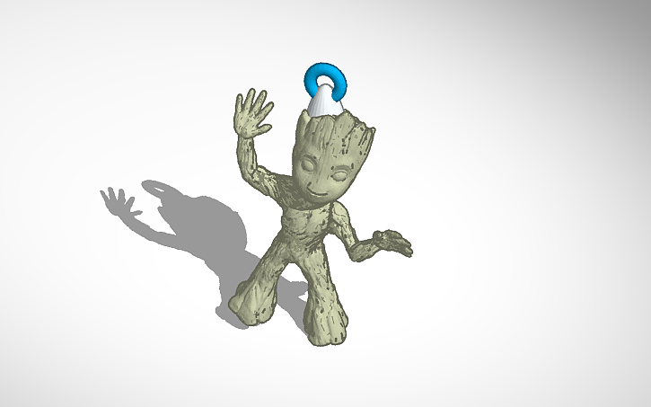 3D design Groot - Tinkercad