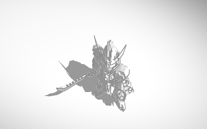 3D design Gundam - Tinkercad