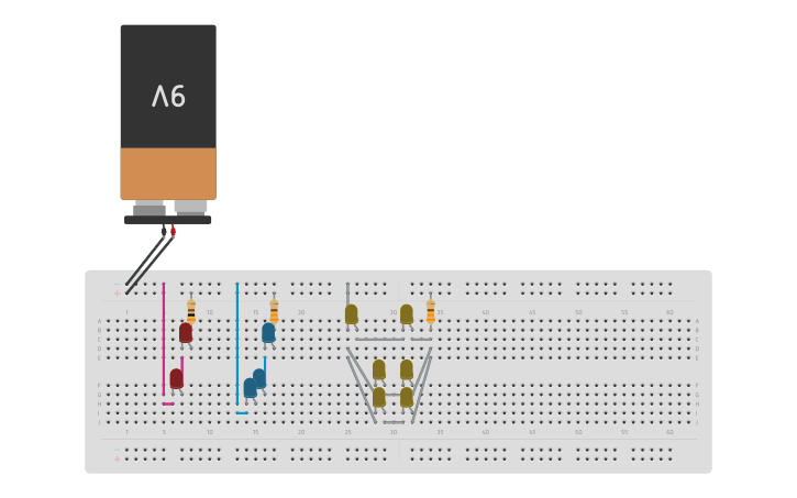 Circuit Design Simulación Led Tinkercad 7001