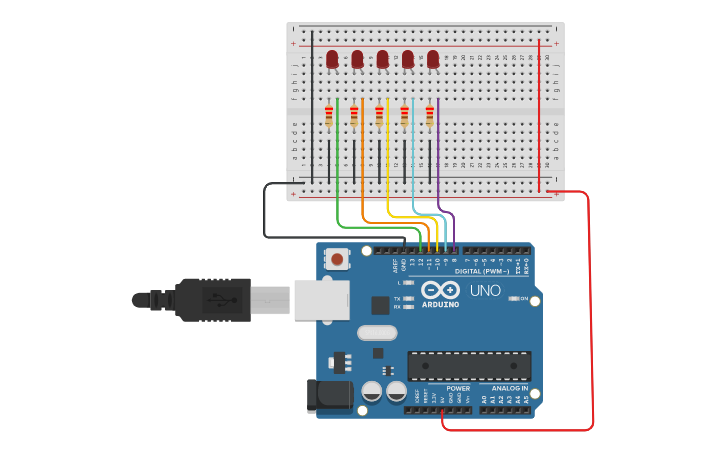 Circuit design Proba Elmer | Tinkercad