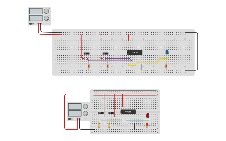 circuit-design-exp3-multiplayer-and-two-way-switch-tinkercad