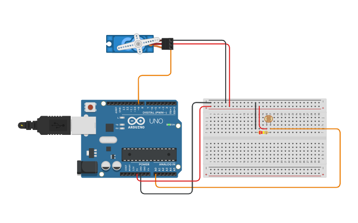 Circuit design ECT PETA 7 | Tinkercad