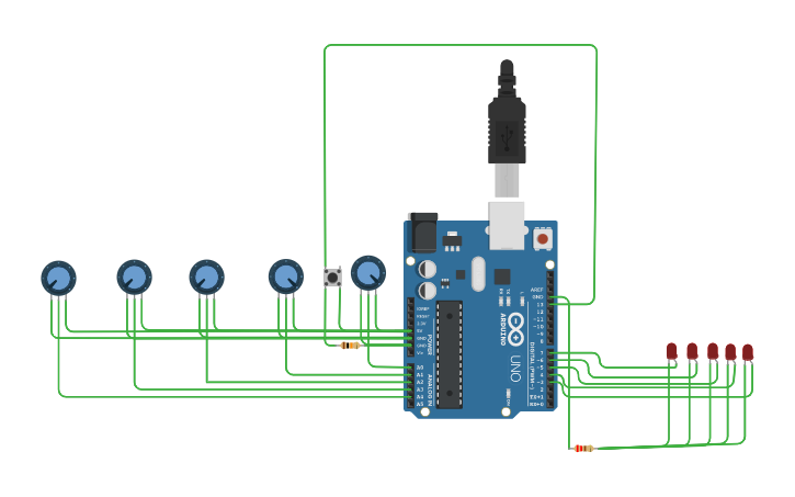 Circuit design Latihan 1 | Tinkercad