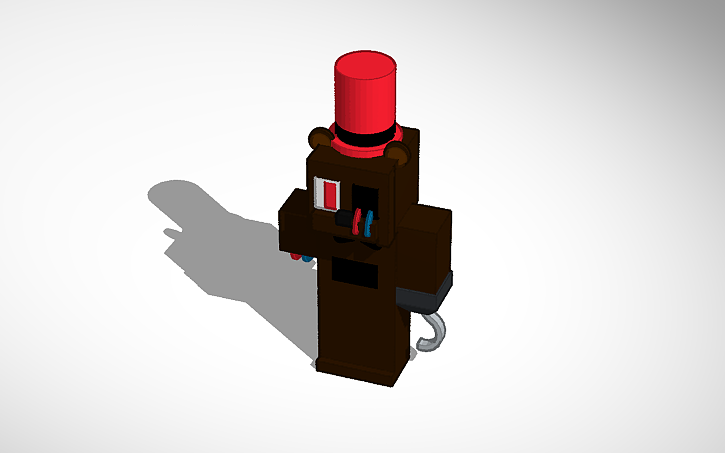 3D design Roblox Animatronic World Character 1 - Tinkercad