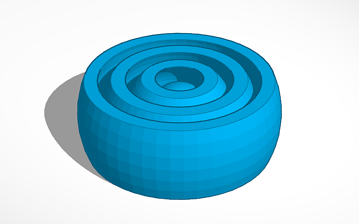 3D design ROTATING RINGS - Tinkercad