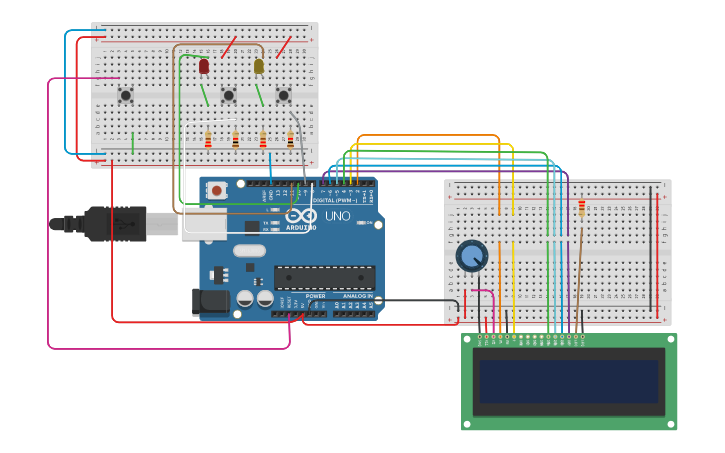 Circuit design Juego Mini- Pacman - Tinkercad