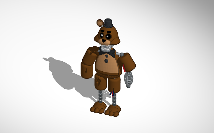 3D design ignited freddy | Tinkercad