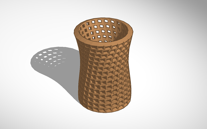 3D design Pencil holder | Tinkercad