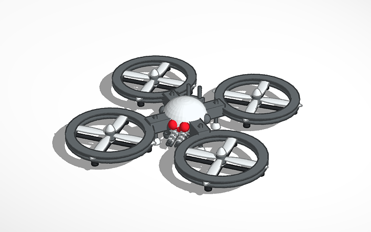 3D design Drone - Tinkercad