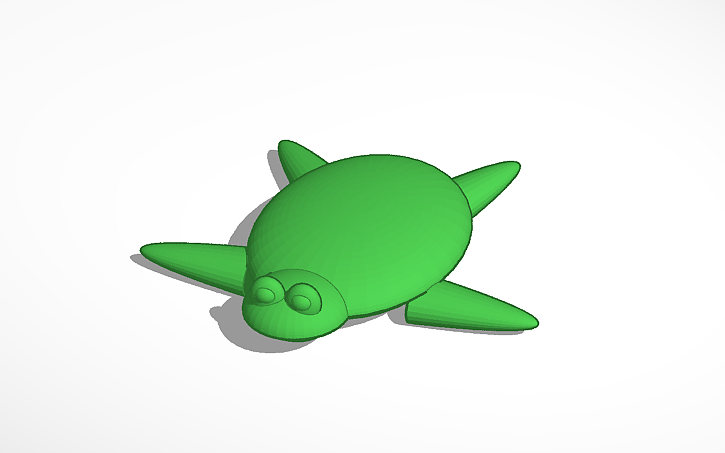 3D design Borris the Turtle Tortoise | Tinkercad