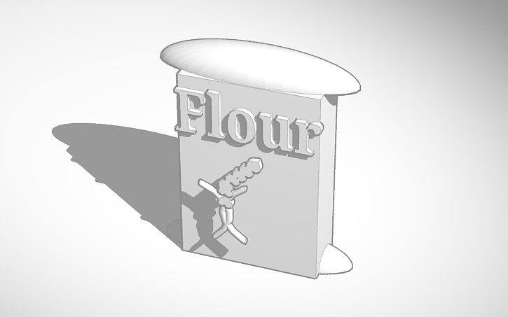 3D design Mini Bag of Flour | Tinkercad