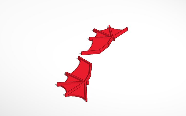Dragon Wings Tinkercad