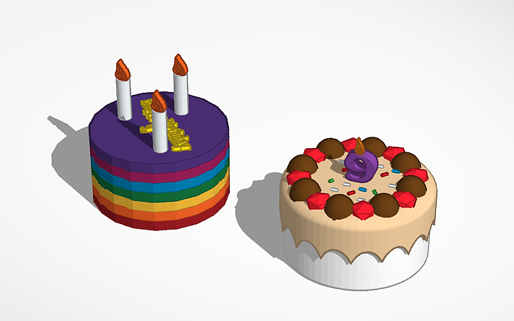 Cake Cad 3D design cakes - Tinkercad