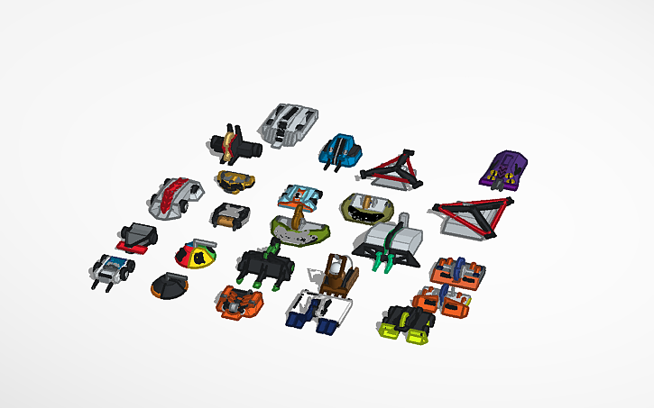 Battlebots Modelos 3D design Turning many battlebots functional - Tinkercad