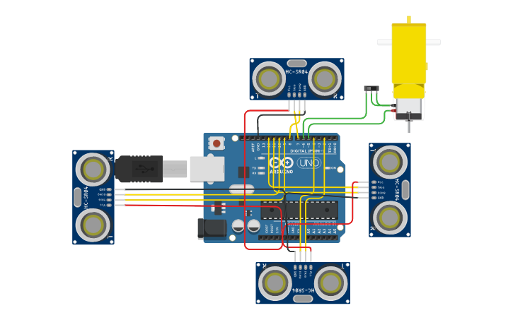 Circuit Design Wall Follower New 