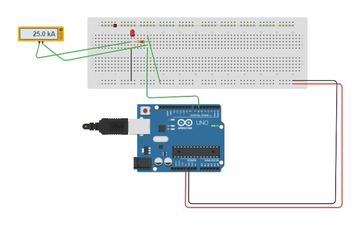 Circuit design Introduction Ex 1.1 Blinking LED | Tinkercad