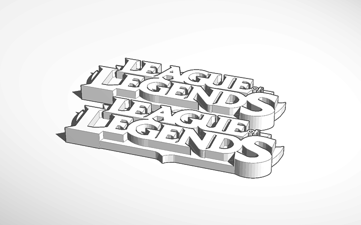 League Of Legends Logo White 55 t725