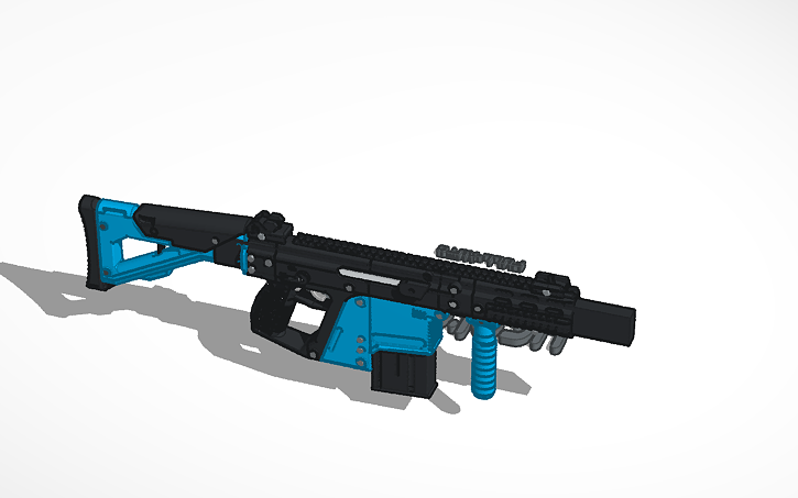 3D design Vector K12 enrgy assault rifle - Tinkercad