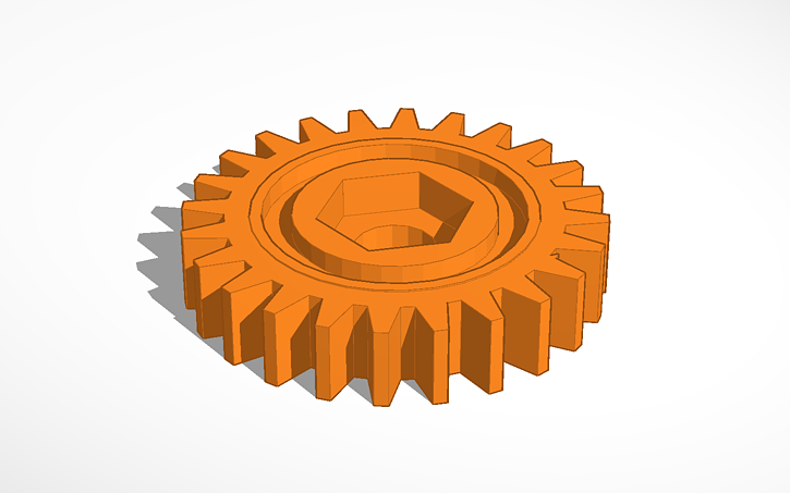 3D design engrenage2 - Tinkercad