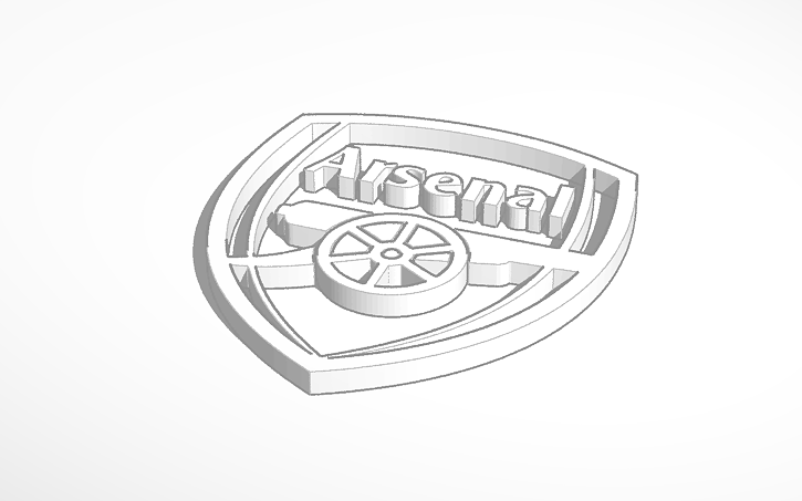 Arsenal Logo Tinkercad