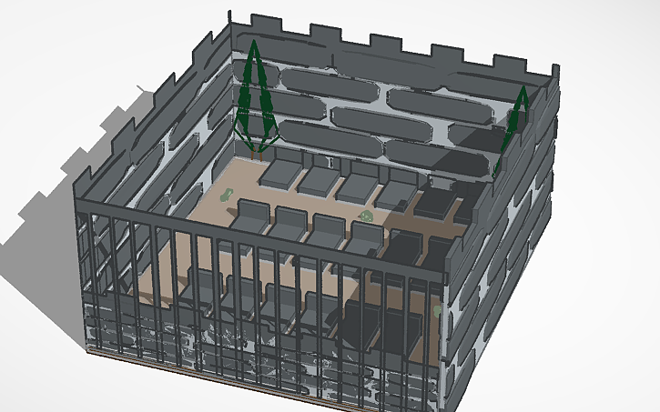 3D design Tinktober Day 17- Cementery - Tinkercad