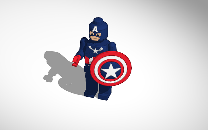 3D design lego marvel - Tinkercad