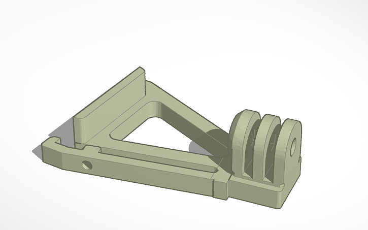 3D design Creality Ender-3 GoPro Mount - Tinkercad