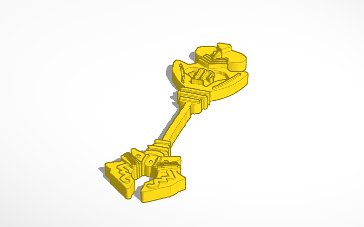 Scorpio Key Fairy Tail Tinkercad Scorpio Key Fairy Tail Tinkercad