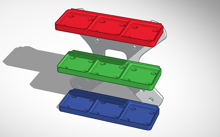 3D design VESA Gridfinity 3x3 - Tinkercad