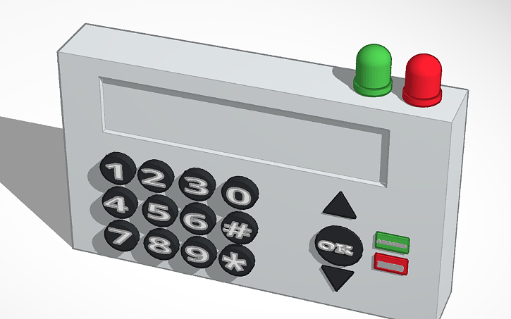 3D design Alarm - Tinkercad